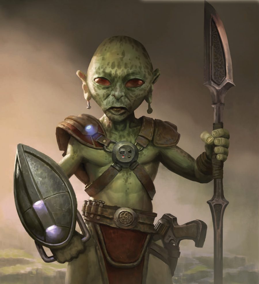 Oficiální ilustrace frakce The Yssaril Tribes